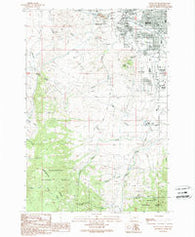 Butte South Montana Historical topographic map, 1:24000 scale, 7.5 X 7.5 Minute, Year 1989