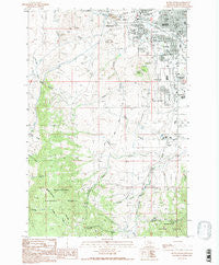 Butte South Montana Historical topographic map, 1:24000 scale, 7.5 X 7.5 Minute, Year 1989
