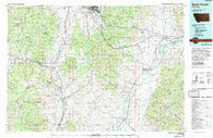 Butte South Montana Historical topographic map, 1:100000 scale, 30 X 60 Minute, Year 1975