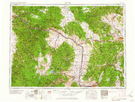 Butte Montana Historical topographic map, 1:250000 scale, 1 X 2 Degree, Year 1962