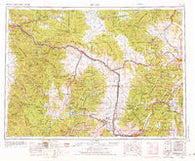 Butte Montana Historical topographic map, 1:250000 scale, 1 X 2 Degree, Year 1958