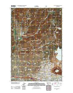 Butte North Montana Historical topographic map, 1:24000 scale, 7.5 X 7.5 Minute, Year 2011