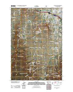 Butte South Montana Historical topographic map, 1:24000 scale, 7.5 X 7.5 Minute, Year 2011
