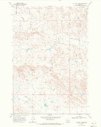 Butterfly Creek Montana Historical topographic map, 1:24000 scale, 7.5 X 7.5 Minute, Year 1968