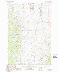 Buxton Montana Historical topographic map, 1:24000 scale, 7.5 X 7.5 Minute, Year 1989