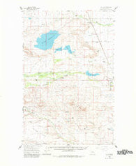 Bynum Montana Historical topographic map, 1:62500 scale, 15 X 15 Minute, Year 1960