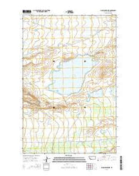 Bynum Reservoir Montana Current topographic map, 1:24000 scale, 7.5 X 7.5 Minute, Year 2014