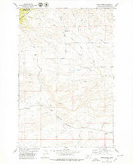 Byrne Creek Montana Historical topographic map, 1:24000 scale, 7.5 X 7.5 Minute, Year 1978