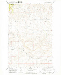 Byrne Creek Montana Historical topographic map, 1:24000 scale, 7.5 X 7.5 Minute, Year 1978
