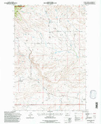 Byrne Creek Montana Historical topographic map, 1:24000 scale, 7.5 X 7.5 Minute, Year 1995