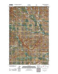 Byrne Creek Montana Historical topographic map, 1:24000 scale, 7.5 X 7.5 Minute, Year 2011