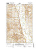 Cabarett Coulee Montana Current topographic map, 1:24000 scale, 7.5 X 7.5 Minute, Year 2014