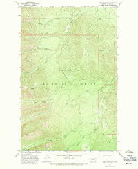 Cable Mountain Montana Historical topographic map, 1:24000 scale, 7.5 X 7.5 Minute, Year 1966