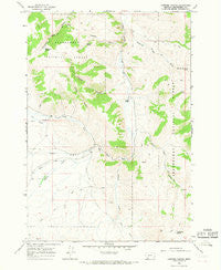 Caboose Canyon Montana Historical topographic map, 1:24000 scale, 7.5 X 7.5 Minute, Year 1965