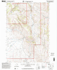 Caboose Canyon Montana Historical topographic map, 1:24000 scale, 7.5 X 7.5 Minute, Year 1997