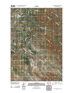 Cactus Creek East Montana Historical topographic map, 1:24000 scale, 7.5 X 7.5 Minute, Year 2011