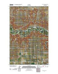 Cactus Flat Montana Historical topographic map, 1:24000 scale, 7.5 X 7.5 Minute, Year 2011