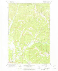 Cadotte Creek Montana Historical topographic map, 1:24000 scale, 7.5 X 7.5 Minute, Year 1963