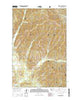 Cadotte Creek Montana Current topographic map, 1:24000 scale, 7.5 X 7.5 Minute, Year 2014