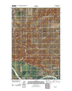 Calais Montana Historical topographic map, 1:24000 scale, 7.5 X 7.5 Minute, Year 2011