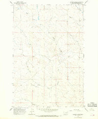 Calamity Coulee Montana Historical topographic map, 1:24000 scale, 7.5 X 7.5 Minute, Year 1965