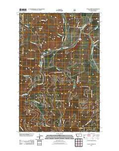 Calico Creek Montana Historical topographic map, 1:24000 scale, 7.5 X 7.5 Minute, Year 2011