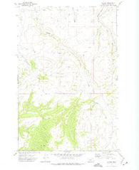 Calvert Montana Historical topographic map, 1:24000 scale, 7.5 X 7.5 Minute, Year 1971