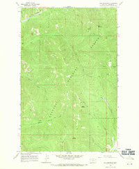 Calx Mountain Montana Historical topographic map, 1:24000 scale, 7.5 X 7.5 Minute, Year 1966