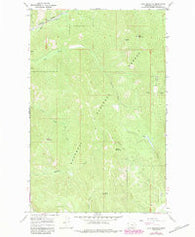 Calx Mountain Montana Historical topographic map, 1:24000 scale, 7.5 X 7.5 Minute, Year 1966