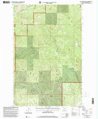 Calx Mountain Montana Historical topographic map, 1:24000 scale, 7.5 X 7.5 Minute, Year 1997