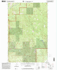 Calx Mountain Montana Historical topographic map, 1:24000 scale, 7.5 X 7.5 Minute, Year 1997