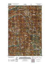 Calx Mountain Montana Historical topographic map, 1:24000 scale, 7.5 X 7.5 Minute, Year 2011