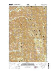Calx Mountain Montana Current topographic map, 1:24000 scale, 7.5 X 7.5 Minute, Year 2014