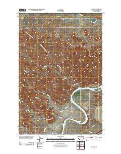 Calypso Montana Historical topographic map, 1:24000 scale, 7.5 X 7.5 Minute, Year 2011