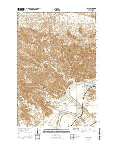Calypso Montana Current topographic map, 1:24000 scale, 7.5 X 7.5 Minute, Year 2014