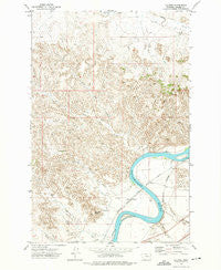 Calypso Montana Historical topographic map, 1:24000 scale, 7.5 X 7.5 Minute, Year 1972
