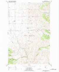 Camas Prairie Montana Historical topographic map, 1:24000 scale, 7.5 X 7.5 Minute, Year 1989