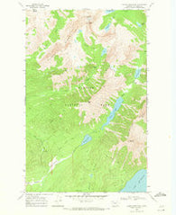 Camas Ridge East Montana Historical topographic map, 1:24000 scale, 7.5 X 7.5 Minute, Year 1968
