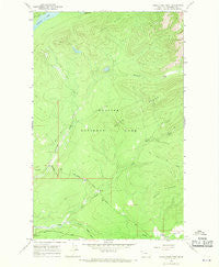 Camas Ridge West Montana Historical topographic map, 1:24000 scale, 7.5 X 7.5 Minute, Year 1966