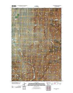 Camas Prairie Montana Historical topographic map, 1:24000 scale, 7.5 X 7.5 Minute, Year 2011