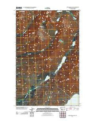 Camas Ridge East Montana Historical topographic map, 1:24000 scale, 7.5 X 7.5 Minute, Year 2011