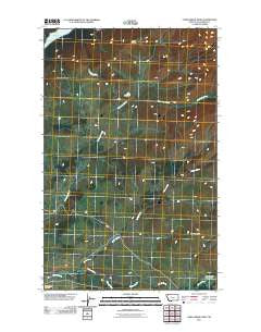 Camas Ridge West Montana Historical topographic map, 1:24000 scale, 7.5 X 7.5 Minute, Year 2011
