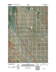 Cameron Montana Historical topographic map, 1:24000 scale, 7.5 X 7.5 Minute, Year 2011