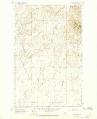 Cameron Lake Montana Historical topographic map, 1:24000 scale, 7.5 X 7.5 Minute, Year 1962