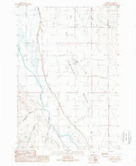 Cameron Montana Historical topographic map, 1:24000 scale, 7.5 X 7.5 Minute, Year 1988