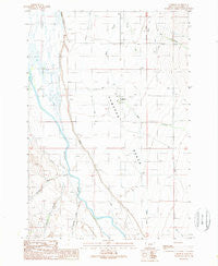Cameron Montana Historical topographic map, 1:24000 scale, 7.5 X 7.5 Minute, Year 1988