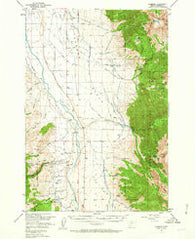 Cameron Montana Historical topographic map, 1:62500 scale, 15 X 15 Minute, Year 1950