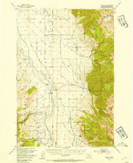 Cameron Montana Historical topographic map, 1:62500 scale, 15 X 15 Minute, Year 1950