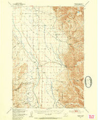 Cameron Montana Historical topographic map, 1:62500 scale, 15 X 15 Minute, Year 1950