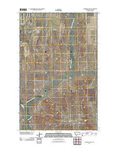 Cameron Point Montana Historical topographic map, 1:24000 scale, 7.5 X 7.5 Minute, Year 2011